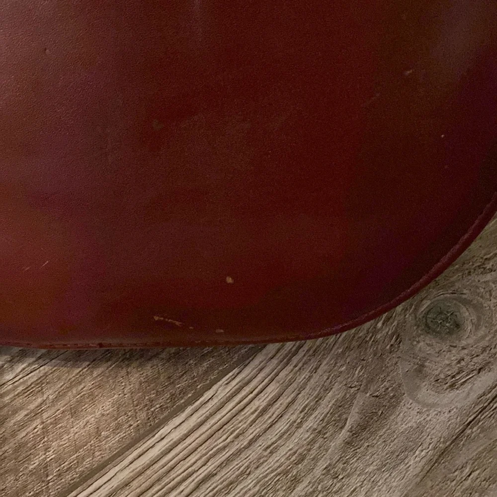 Vintage Cartier Burgundy  Calf Leather  Bag - Picture 9 of 16